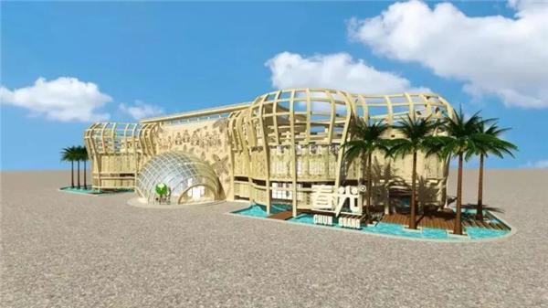 即将开业运营的春光椰子王国是海南第一座"工业 旅游"综合体